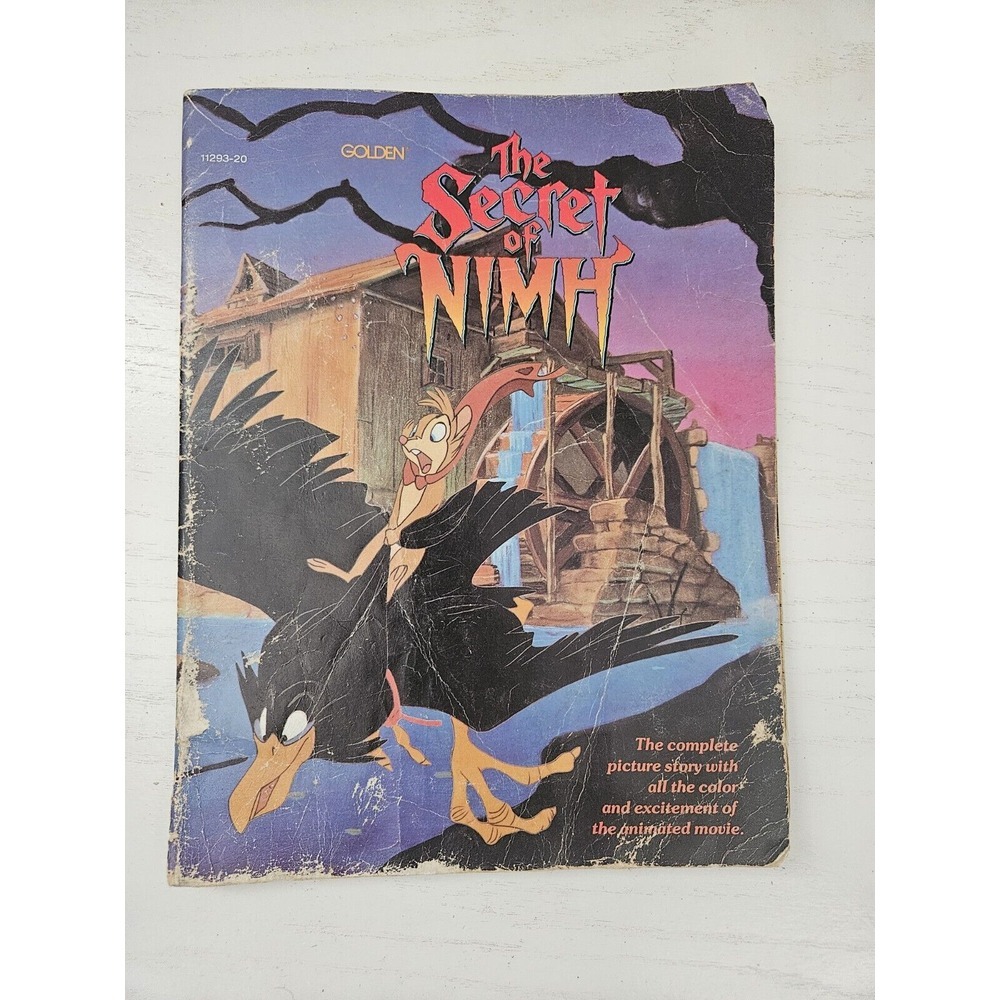 Vintage The Secret Of Nimh Graphic Novel Comic Paperback-1982 Golden‎ Press